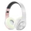 Casti Bluetooth NBY LP660 Alb-Trandafir