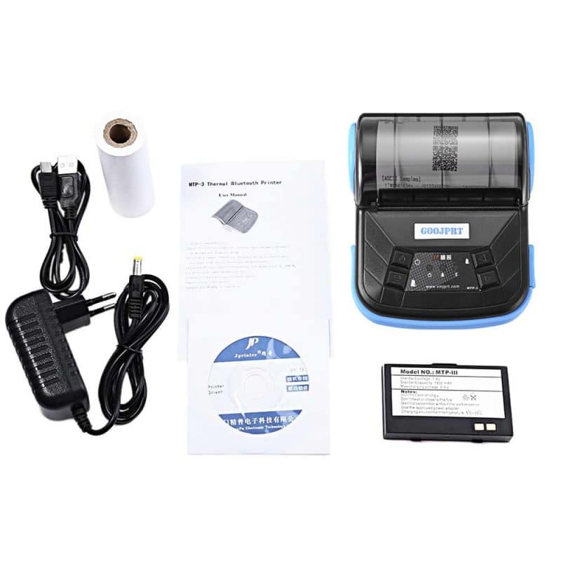 Imprimanta termica MTP-3 GOOJPRT ce include